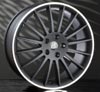 Multispoke Black Wheel